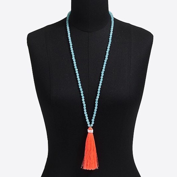 J. Crew neon thread tassel pendant - Picture 1 of 4